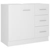 vidaXL Servantskap hvit 63x30x54 cm sponplate