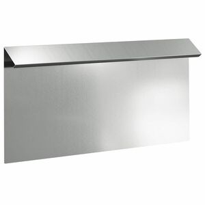 vidaXL Sneglenett 50 x 3,5 x 25 cm Galvanisert st&aring;l S&oslash;lv