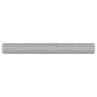 vidaXL Nettingskjerm aluminium 60x500 cm sølv