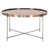 House Nordic Salongbord Scarlett 70x40 cm messing