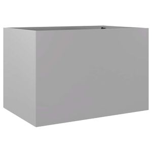 vidaXL Plantekasse s&oslash;lv 62x40x39 cm galvanisert st&aring;l