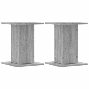 vidaXL H&oslash;yttalerstativ 2 stk gr&aring; sonoma 30x30x40 cm konstruert tre