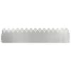 vidaXL Plenkanter 10 pcs s&oslash;lv 103 x 0,05 x 22 cm Galvanisert St&aring;l