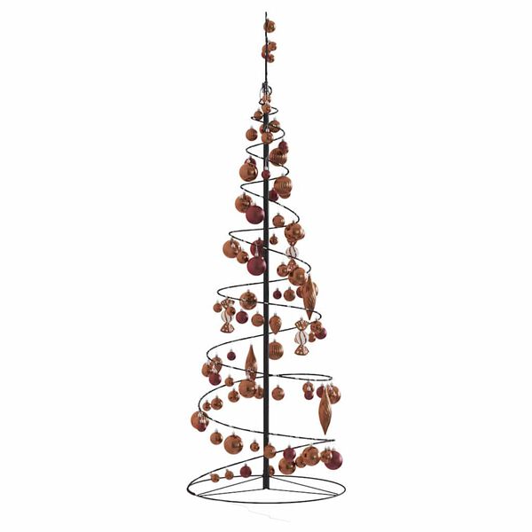 vidaXL LED Juletre med Baubles 100 LEDs Varm Hvit 150 cm