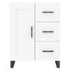 vidaXL Highboard hvit 69,5x34x180 cm konstruert tre