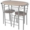 vidaXL Frokostbar med stoler MDF