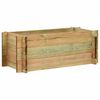 vidaXL Hage Hevet Gr&oslash;nnsaksbed Gr&oslash;nn 120 x 80 x 32 cm Heltre furu