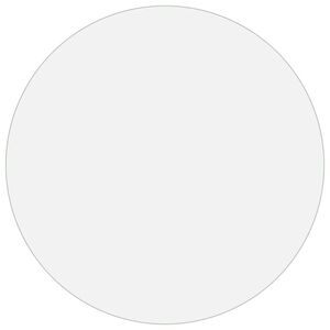 vidaXL Bordbeskytter gjennomsiktig &Oslash; 60 cm 1,6 mm PVC