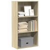 vidaXL Bokhylle sonoma eik 60x30x114 cm konstruert tre