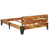 vidaXL Sengeramme med b&oslash;rstet finish heltre akasie 160x200 cm