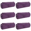 vidaXL Kastepledd 6 pcs Lilla 270 x 240 cm Fleece