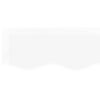 vidaXL Reserveduk til markise Hvit 330 x 195 cm Polyester