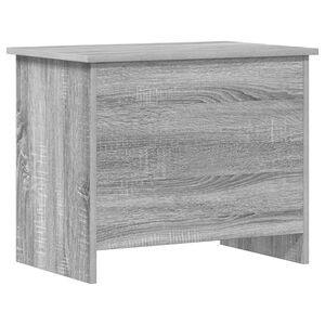vidaXL Oppbevaringskiste Gr&aring; Sonoma 60 x 40 x 50 cm Konstruert tre