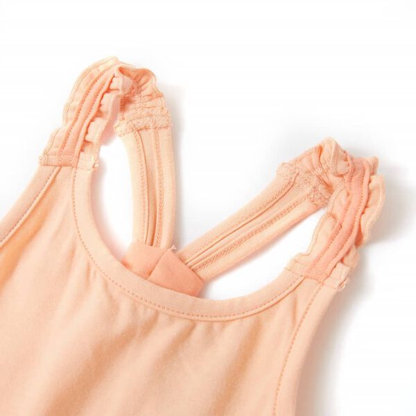 Singlet for barn lyseoransje 116