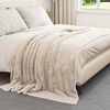 vidaXL Kastteppe Beige 150 x 200 cm Fleece