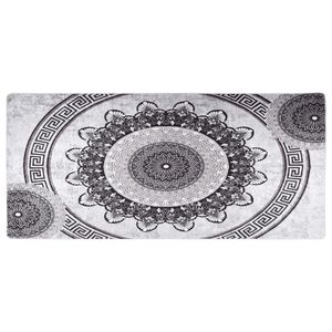 vidaXL Vaskbart teppe 80x300 cm flerfarget sklisikker