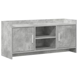 vidaXL TV-skap 102 x 33 x 47 cm Betonggr&aring; Konstruert tre