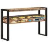 vidaXL Konsollbord Flerfarget 120 x 33 x 75 cm Massiv Reclaim Tre