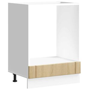 vidaXL Ovnskap Lucca sonoma eik konstruert tre