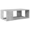 vidaXL Salongbord betonggr&aring; 89,5x48x30 cm konstruert tre