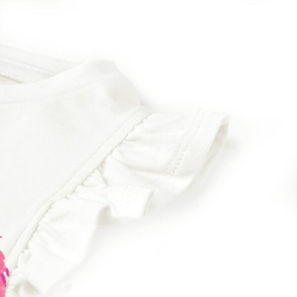 T-skjorte for barn ecru 140