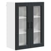 vidaXL Vegghylle PORTO Svart 60 x 31 x 80 cm Konstruert tre