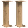 vidaXL Planteholder 2 stk. Artisan eik 25 x 25,5 x 80,5 cm