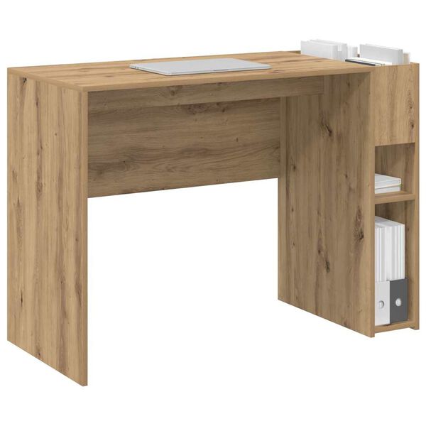 vidaXL Skrivebord Artisan Eik 109 x 50 x 78 cm Konstruert tre