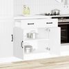 vidaXL Kjøkken underskap Lucca hvit konstruert tre