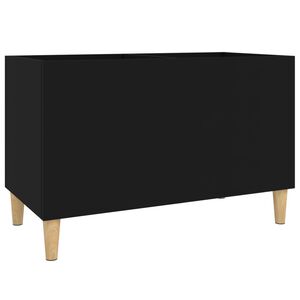 vidaXL Hifi-benk svart 74,5x38x48 cm konstruert tre