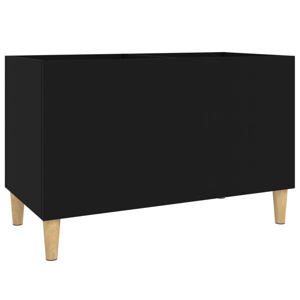 vidaXL Hifi-benk svart 74,5x38x48 cm konstruert tre