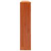 vidaXL Radiatordeksel voksbrun 169x19x84 cm heltre furu