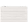 vidaXL Hageplantekasse hvit 40x40x23 cm heltre furu