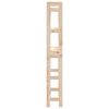 vidaXL Baderomshylle 63x26x171 cm heltre furu