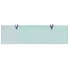 vidaXL Flytende hyller 2 stk glass 70x20 cm 8 mm