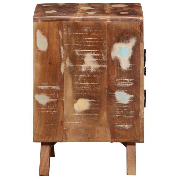 vidaXL Nattbord 40x32x46 cm gjenvunnet heltre