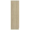 vidaXL Garderobe sonoma eik 82,5x51,5x180 cm konstruert tre