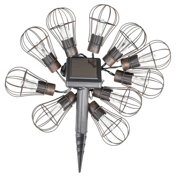 HI Soldreven LED lysslynge for hage 10 stk 5,5 cm