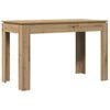 vidaXL Spisebord artisan eik 120x60x76 cm konstruert tre