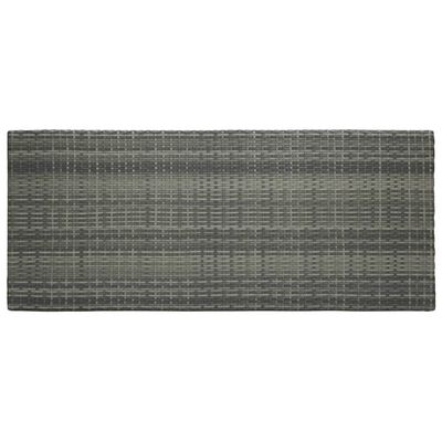 vidaXL Utendørs barbord grå 140,5x60,5x110,5 cm polyrotting