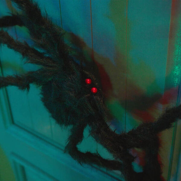 vidaXL Halloween Edderkopp Dekorasjon 3 pcs Svart 200 cm