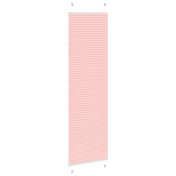 vidaXL pliss&eacute;gardin Rosa 60x200 cm Stoff Bredde 59,4 cm Polyester