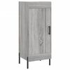 vidaXL Highboard gr&aring; sonoma 34,5x34x180 cm konstruert tre
