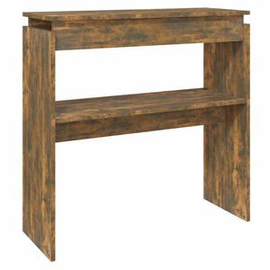 vidaXL Konsollbord r&oslash;kt eik 80x30x80 cm konstruert tre