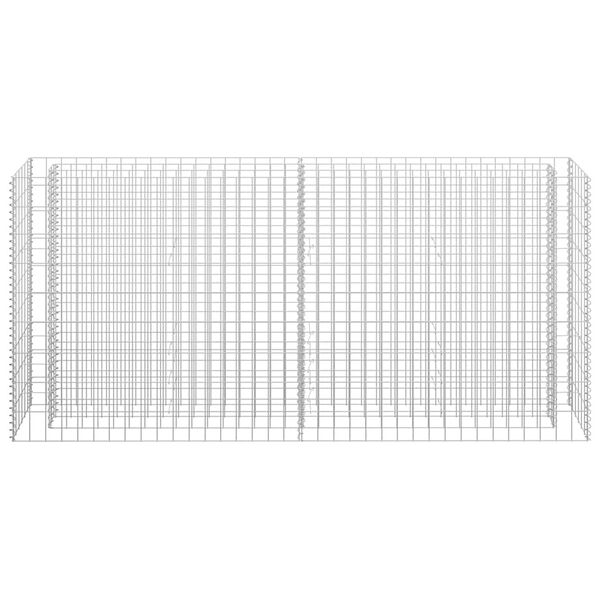 vidaXL Gabion høybed galvanisert stål 180x30x90 cm