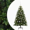 vidaXL Kunstig juletre med kuler 120 cm 150 LED-lys Varmhvit