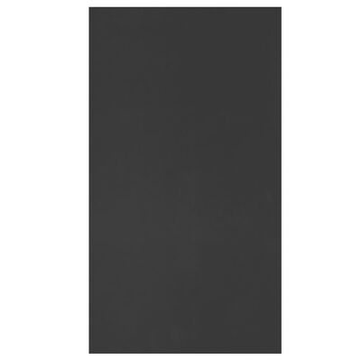 vidaXL Bokhylle/skjenk svart 50x25x80 cm sponplate