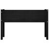 vidaXL Plantekasser 2 stk svart 110x31x70 cm heltre furu
