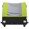 vidaXL Sykkelvogn svart og gr&oslash;nn 30 kg jern