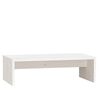 vidaXL Monitorstativ hvit 50x27x15 cm heltre furu